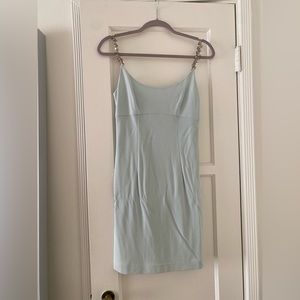 Aquamarine Moschino Mini Dress